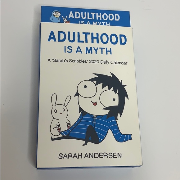 Adulthood Is A Myth | 2020 Daily Desk Calendar Pandemic Memorabilia History Note - Picture 3 of 5